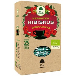 HERBATKA HIBISKUS BIO (25 x 2,5 g) - DARY NATURY