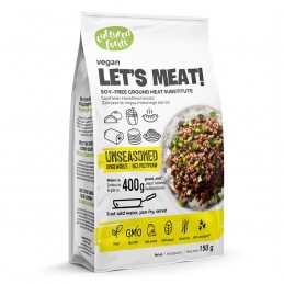 Let's Meat! Roślinny zamiennik mięsa - bez przypraw Cultured Foods, 150g