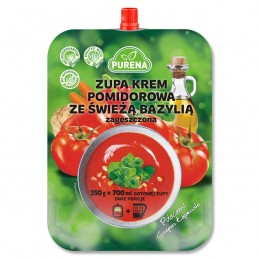 Zupa krem pomidorowa ze świeżą bazylią zagęsczona Purena, 350g