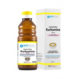 ACTINOVO Liposomalna Kurkumina 170mg bez alkoholu - 250ml (50 dni)