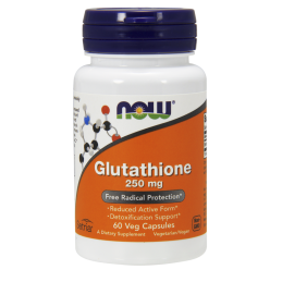 NOW FOODS Glutathione 250mg, 60vcaps. - Glutation