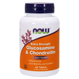 NOW FOODS Glucosamine & Chondroitin - extra strength 60tabl.