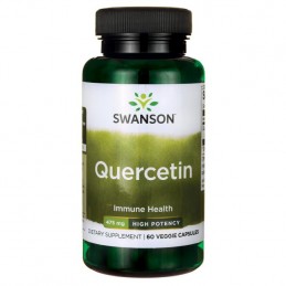 SWANSON Quercetin 475mg, 60vcaps. - Kwercetyna