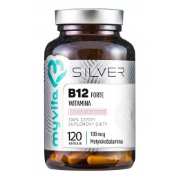 SILVER 100% Witamina B12 100mcg, 120kaps. (Metylokobalamina) MyVita