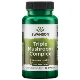 SWANSON Triple Mushroom complex 60 kaps.