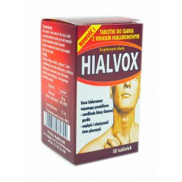 Hialvox bez cukru 50 tabletek do ssania PLANTA-LEK