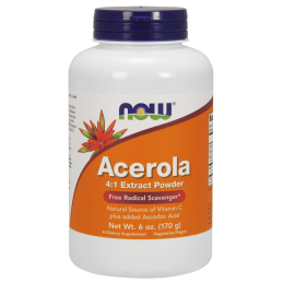 NOW FOODS Acerola 4:1 Extract Powder 170g