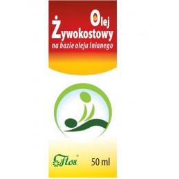 Olej żywokostowy kosmetyczny (na bazie oleju lnianego) 50ml FLOS