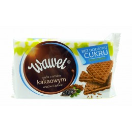 Wafle kakaowe bez cukru 110g WAWEL