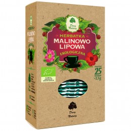 Herbata Malinowo - Lipowa fix BIO 25*2,5g DARY NATURY