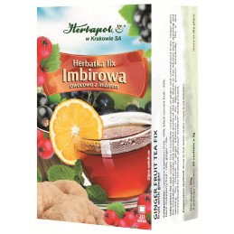 Herbata imbirowa fix 20*3g HERBAPOL KRAKÓW