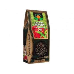 NATURA-WITA herbata zielona z owocami goji 100g PUDEŁKO