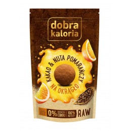 Na okrągło - Kakao & Nuta pomarańczy 65g (kulki superfoods) DOBRA KALORIA - KUBARA
