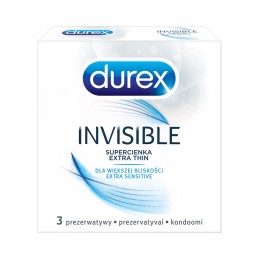 Prezerwatywy Invisible Extra Sensitive 3 szt.