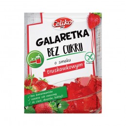 Galaretka bez cukru o smaku truskawkowym 14 g