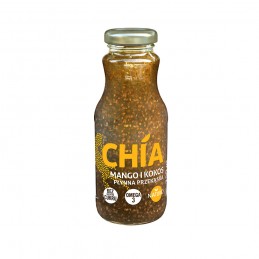 Płynna przekąska z nasionami chia Mango i Kokos 250 ml