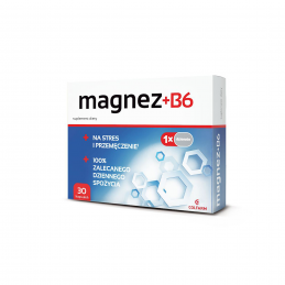 Magnez + Witamina B6 30 kapsułek