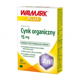 Cynk organiczny 15 mg 30 tabletek