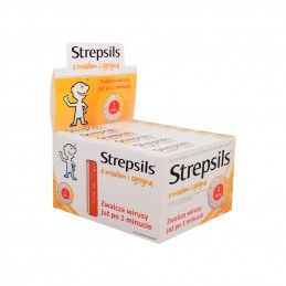 Strepsils miód z cytryną 12 tabletek