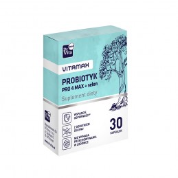 Probiotyk PRO 4 MAX + Selen 30 kapsułek