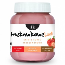Krem o smaku truskawkowym - TRUSKAWKOWELOVE CD, 350g