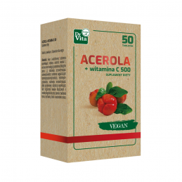 Acerola + Witamina C 500 50 tabletek 1szt