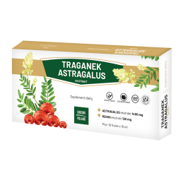 Traganek Astragalus ekstrakt 10x10ml (fiolki) GINSENG POLAND