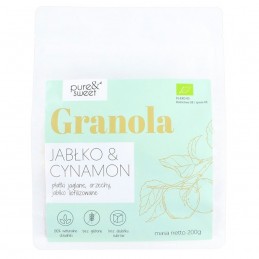 Granola Jabłko-Cynamon Pure&Sweet BIO, 200g