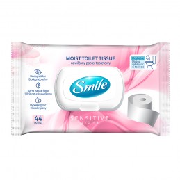 Nawilżany papier toaletowy dla dorosłych Smile 44 szt. 1szt