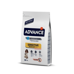 ADVANCE Sensitive Salmon & Rice - sucha karma z łososiem dla psów z wrażliwością pokarmową 3kg [524319]