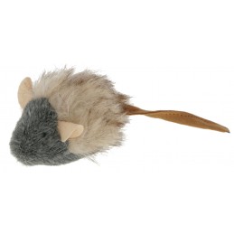 KERBL Zabawka myszka z pluszu, 15 cm [81675]