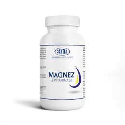 MAGNEZ + WITAMINA B6 60 KAPSUŁEK (100 mg + 1,4 mg) - JANTAR