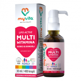 MyVita Multiwitamina Lipo-Active Family Dzieci i Dorośli - krople 30ml