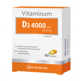 Vitaminum D3 4000 Strong 60kaps. STARPHARMA