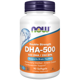 NOW FOODS DHA-500, 90sgels. (500 mg DHA / 250 mg EPA)