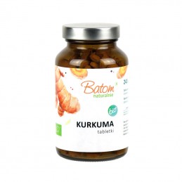 KURKUMA BIO 240 TABLETEK 120 g (500 mg) - BATOM
