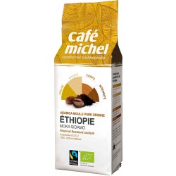 KAWA MIELONA ARABICA 100% MOKA SIDAMO ETIOPIA FAIR TRADE BIO 250 g - CAFE MICHEL