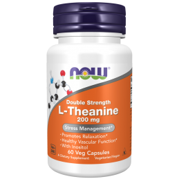 NOW FOODS L-Theanine 200mg, 60kaps.