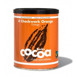 CZEKOLADA DO PICIA POMARAŃCZOWO-IMBIROWA FAIR TRADE BEZGLUTENOWA BIO 250 g - BECKS COCOA
