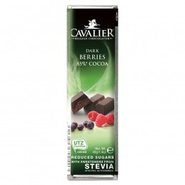 Baton z deserowej czekolady z owocami leśnymi Cavalier, 40g